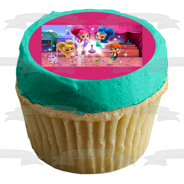 Shimmer and Shine Leah Zac Tala Nahal Edible Cake Topper Image ABPID00072