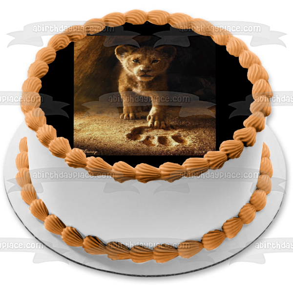 The Lion King Movie Simba Cave Edible Cake Topper Image ABPID00198