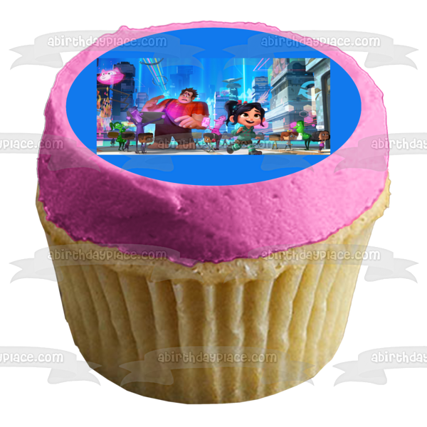 Wreck-It-Wralph 2 Ralph Breaks the Internet Vanellope Von Shweetz Edible Cake Topper Image ABPID00233