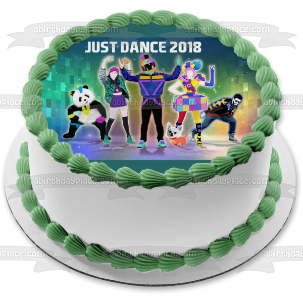 Just Dance 2018 Assorted Characters Thumbs the Way I Are Sugar Dance Edible Cake Topper Image ABPID00244