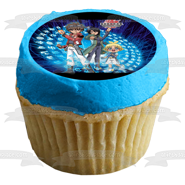 Bakugan Defenders Core Dan Kuso Marucho Marukura Shun Kazami Edible Cake Topper Image ABPID00266