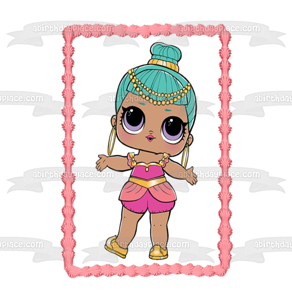 LOL. Surprise Doll Genie Edible Cake Topper Image ABPID00197