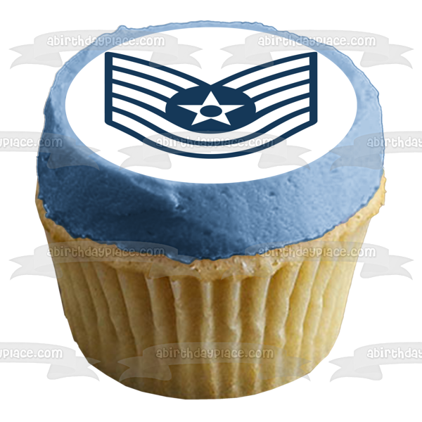 Air Force Senior Airman Logo Edible Cake Topper Image ABPID00305