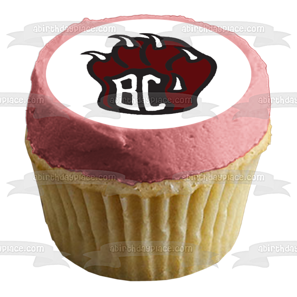 Brookland Cayce High School Bearcats Logo Edible Cake Topper Image ABPID00370