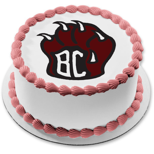 Brookland Cayce High School Bearcats Logo Edible Cake Topper Image ABPID00370