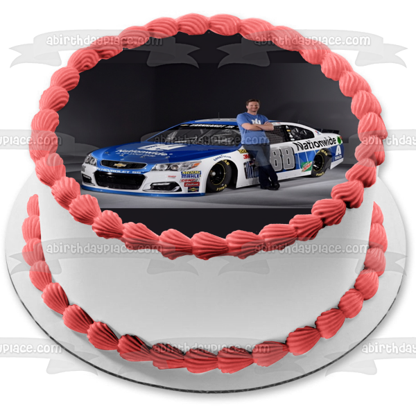 Dale Earnhardt Jr. Nationwide #88 Edible Cake Topper Image ABPID00403
