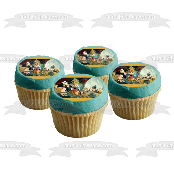 Ducktails Scrooge McDuck Huey Dewey and Louie Duck Edible Cake Topper Image ABPID00454