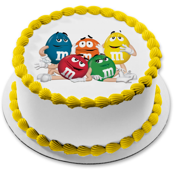 M&m's America's Favorite Spokescandies Edible Cake Topper Image ABPID00665
