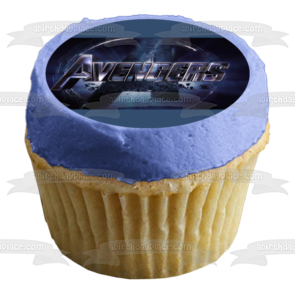 The Avengers Endgame Logo Edible Cake Topper Image ABPID00683