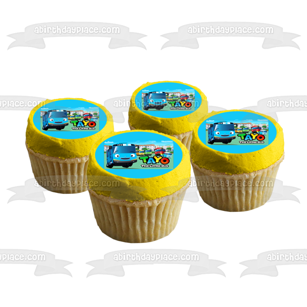 Tayo the Little Bus 120 Edible Cake Topper Image ABPID00725