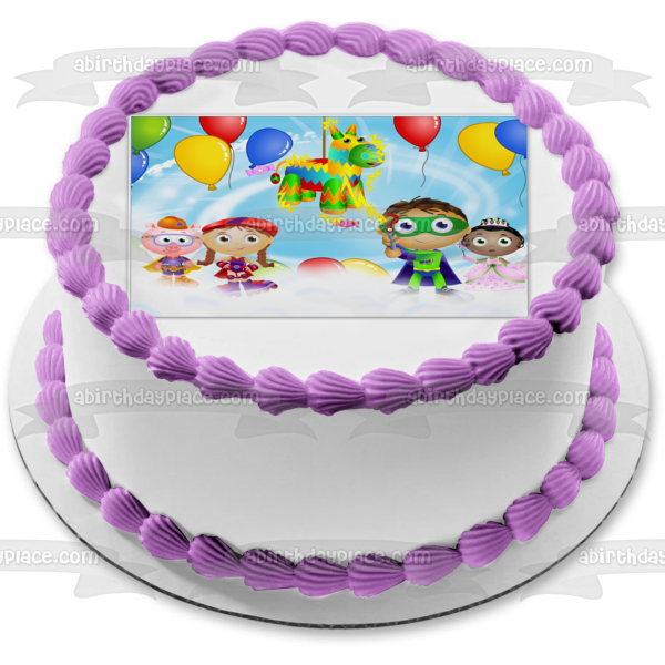 Super Why Wyatt Birthday Edible Cake Topper Image ABPID00734