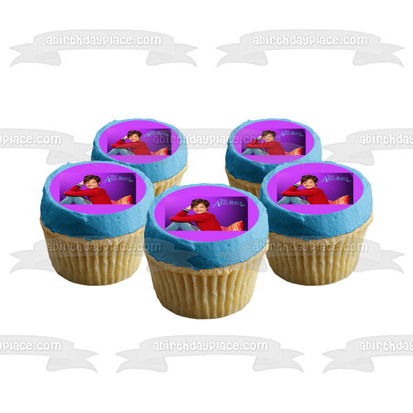Andi Mack Purple Wall Background Edible Cake Topper Image ABPID00769