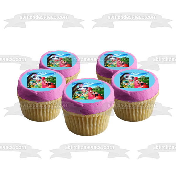 Alice In Wonderland Tea Party the Mad Hatter and Friends Edible Cake Topper Image ABPID00746