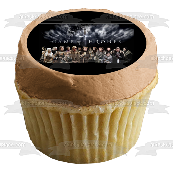 Game of Thrones Jamie Lannister Daenarys Tarrigan Arya Stark and Tyrion Lannister Edible Cake Topper Image ABPID00785