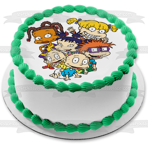 Rugrats Angelica Chuckie Tommy Susie Kimi and DILL Edible Cake Topper Image ABPID06155