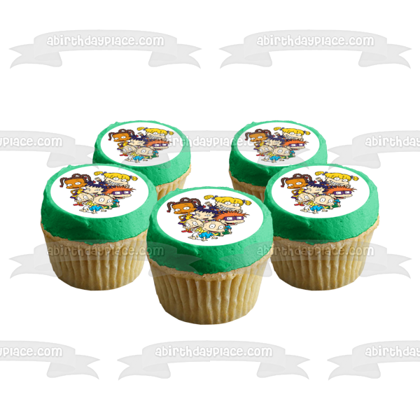 Rugrats Angelica Chuckie Tommy Susie Kimi and DILL Edible Cake Topper Image ABPID06155