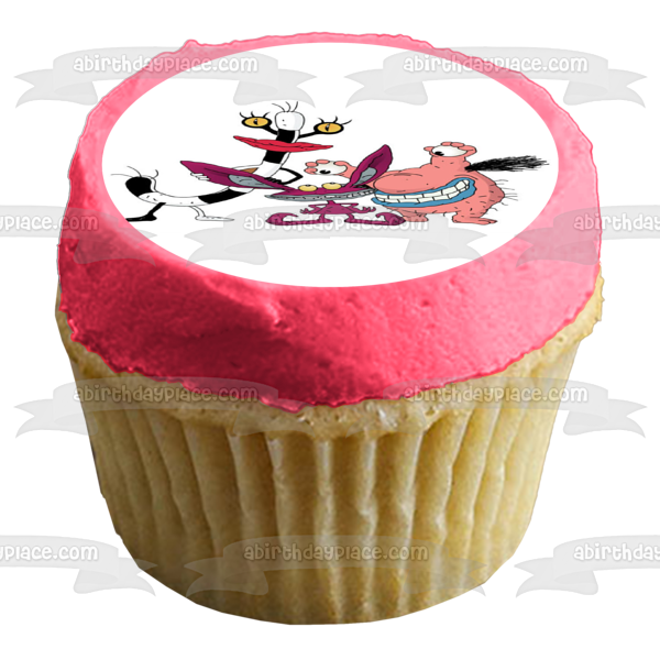 Aaahh!!! Real Monsters Ickis Oblina Krumm Edible Cake Topper Image ABPID00994