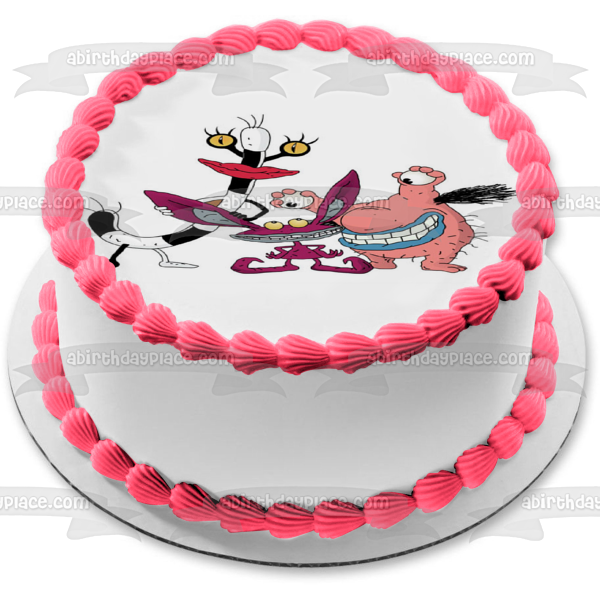 aaahh real monsters oblina fat Aaahh!!! Real Monsters Ickis Oblina Krumm Edible Cake Topper Image ABP – A Birthday Place