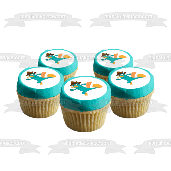 Phineas and Ferb Perry the Platypus Edible Cake Topper Image ABPID00957