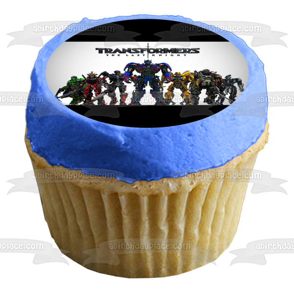 Transformers the Last Knight Megatron Optimus Prime Bumblebee Barricade Hound Edible Cake Topper Image ABPID00963