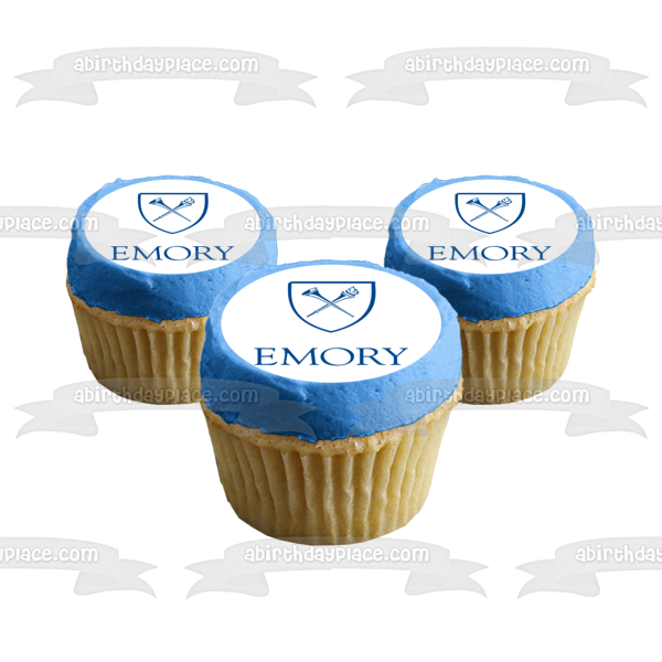 Emory University Logo Edible Cake Topper Image ABPID01026