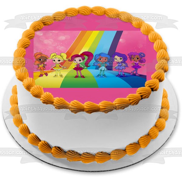 Rainbow Rangers Anna Banana and Friends Edible Cake Topper Image ABPID01057