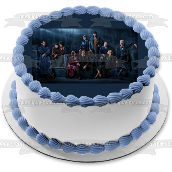 Harry Potter Fantastic Beasts Gellert Grindelwald and Other Characters Edible Cake Topper Image ABPID01044