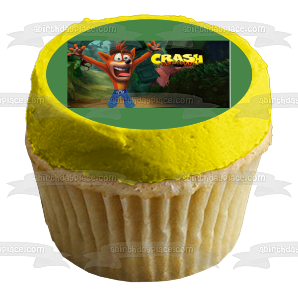 Imagen comestible para decoración de tarta de Crash Bandicoot ABPID01105 