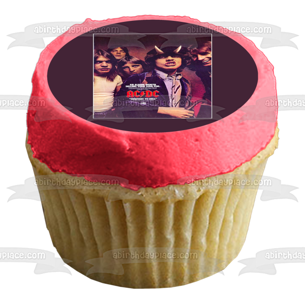 AC/DC Highway to Hell Album Cover Edible Cake Topper Image ABPID01112
