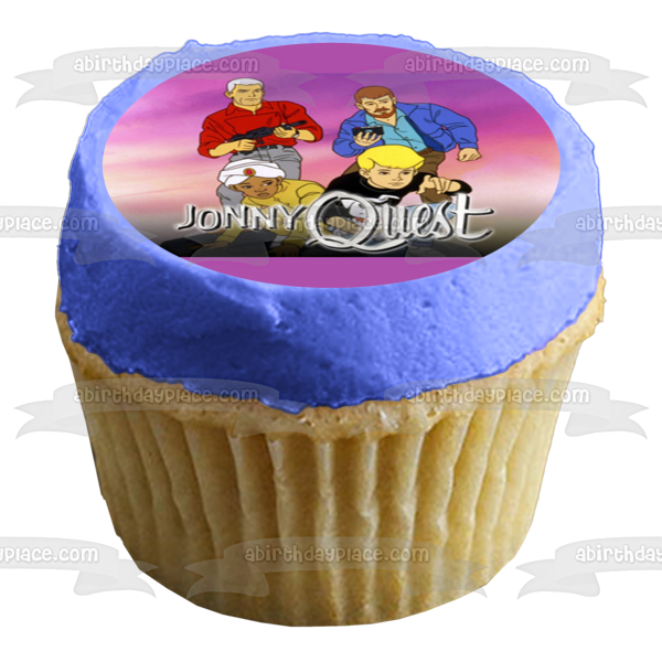 Johnny Quest Dr. Quest Race Bannon Hadji Edible Cake Topper Image ABPID01118