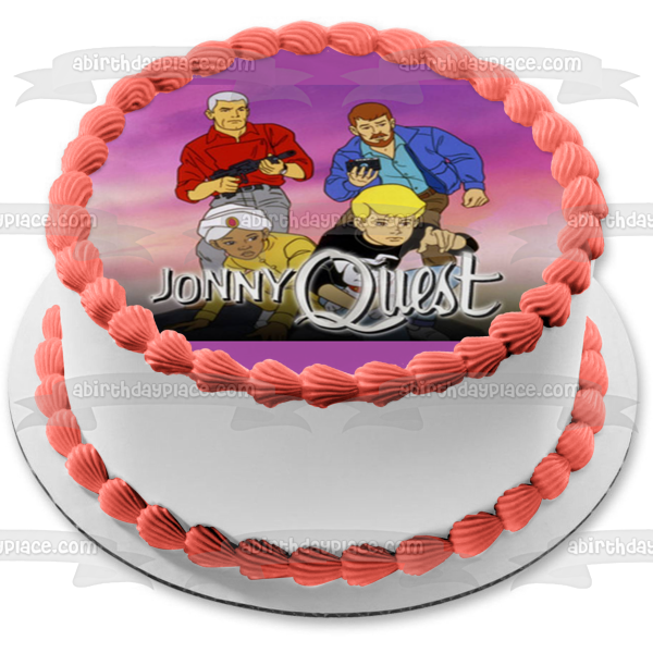 Johnny Quest Dr. Quest Race Bannon Hadji Edible Cake Topper Image ABPID01118