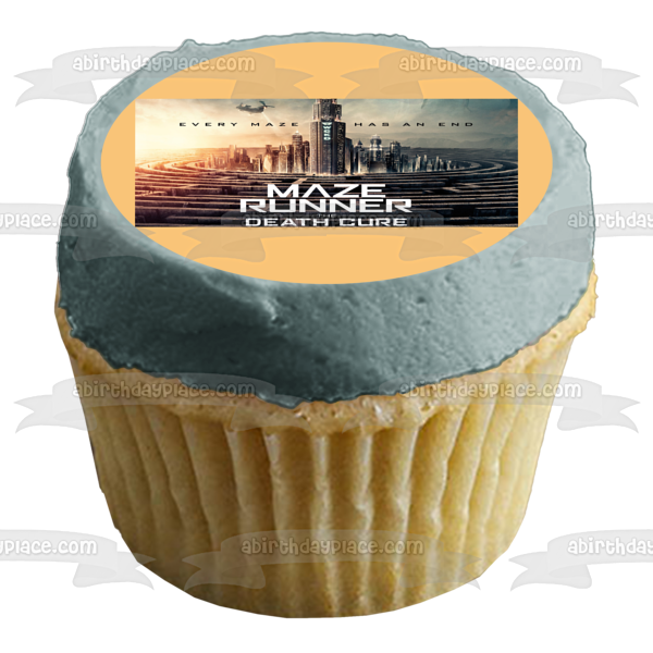 Maze Runner the Death Cure Every Maze Has an End Edible Cake Topper Image ABPID01309