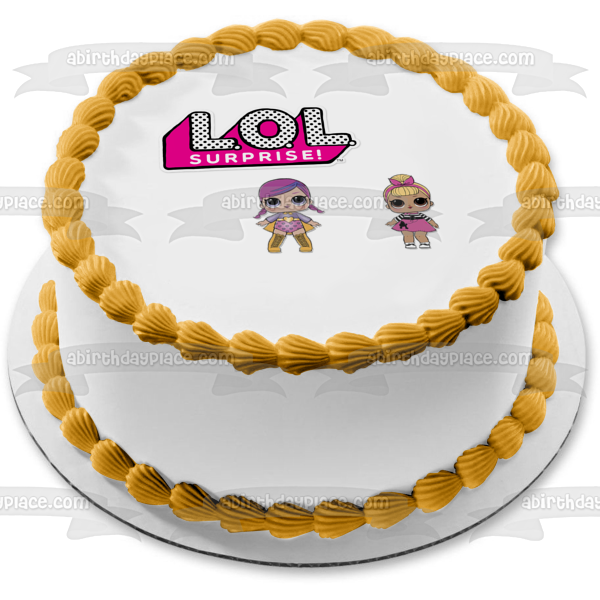 JAJAJA. Logotipo sorpresa Sis Swing y Super Bb, adorno comestible para tarta, imagen ABPID01430 