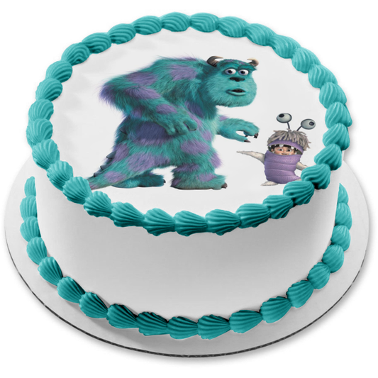 Imagen de decoración comestible para tarta de Boo y Sullivan de Monsters Inc. ABPID01502 