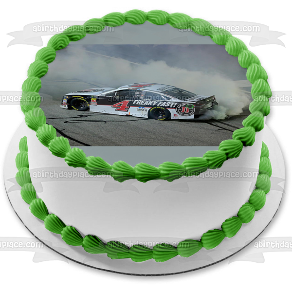 Kevin Harvick Nascar Car Racing Edible Cake Topper Image ABPID01538