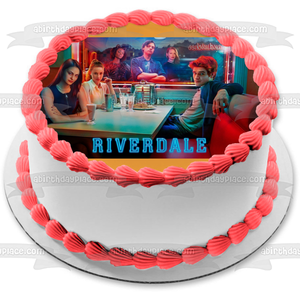 Riverdale Archie Andrews and Veronica Lodge Archie Comics Edible Cake Topper Image ABPID01591