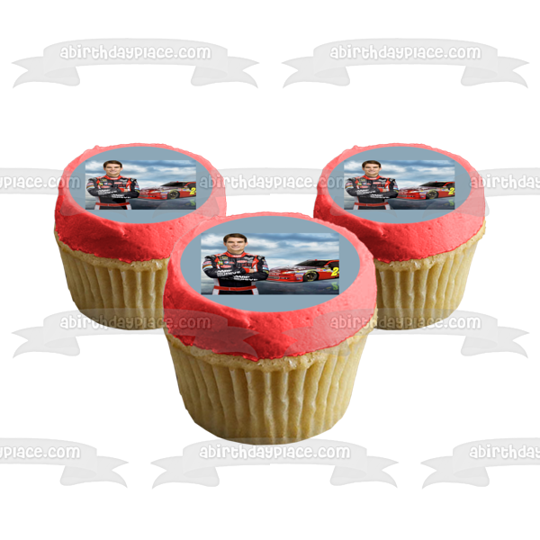 Nascar Jeff Gordon Race Car Clouds Background Edible Cake Topper Image ABPID01738