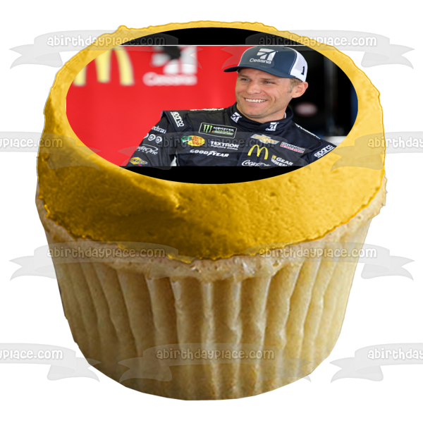Nascar Jaime McMurray Sponsors Edible Cake Topper Image ABPID01686