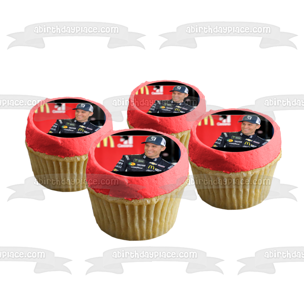Nascar Jaime McMurray Sponsors Edible Cake Topper Image ABPID01686