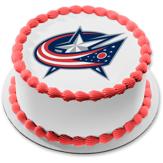 Imagen comestible para tarta con logotipo de Columbus Blue Jackets NHL ABPID01901 