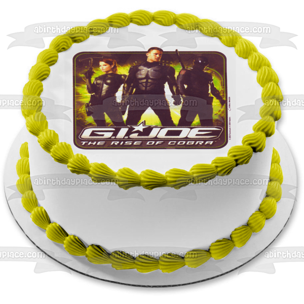 G.I. Joe the Rise of Cobra Duke Ripcord and Scarlett Edible Cake Topper Image ABPID03201