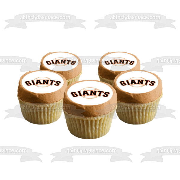 San Francisco Giants Logo 2000 to Present Edible Cake Topper Image ABPID03206