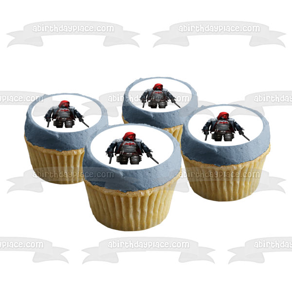 The Red Hood Caped Crusader Edible Cake Topper Image ABPID03305