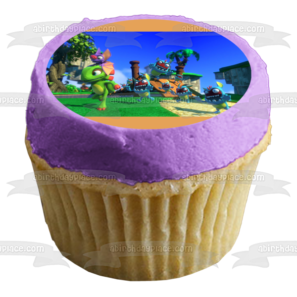 Yooka-Laylee Corplet Keith and Minions Edible Cake Topper Image ABPID03240