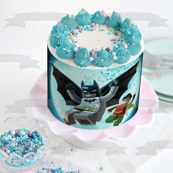 LEGO Batman 3 Beyond Gotham Edible Cake Topper Image ABPID03246