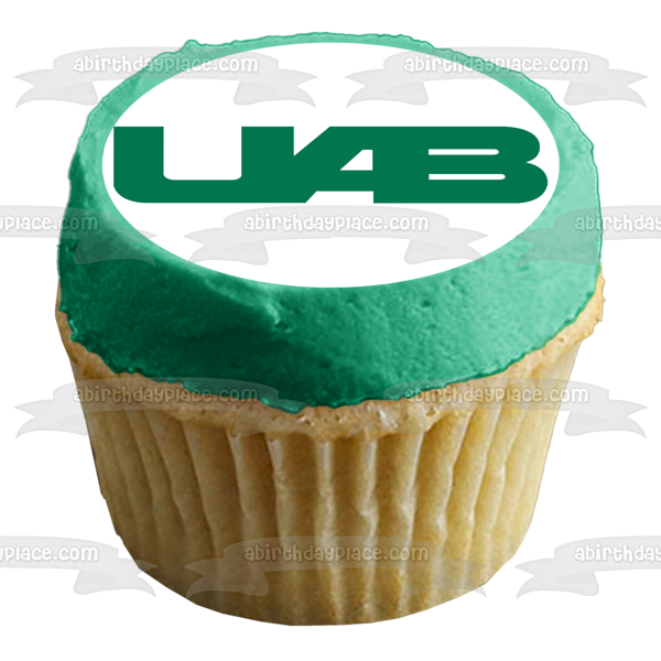 University of Alabama Birmingham Logo Blazers Edible Cake Topper Image ABPID03430