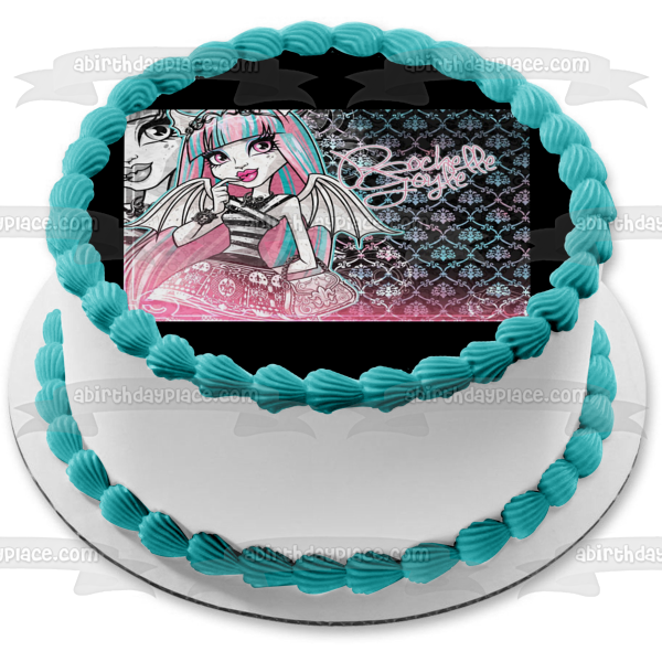 Monster High Rochelle Goyle Purse Edible Cake Topper Image ABPID03467