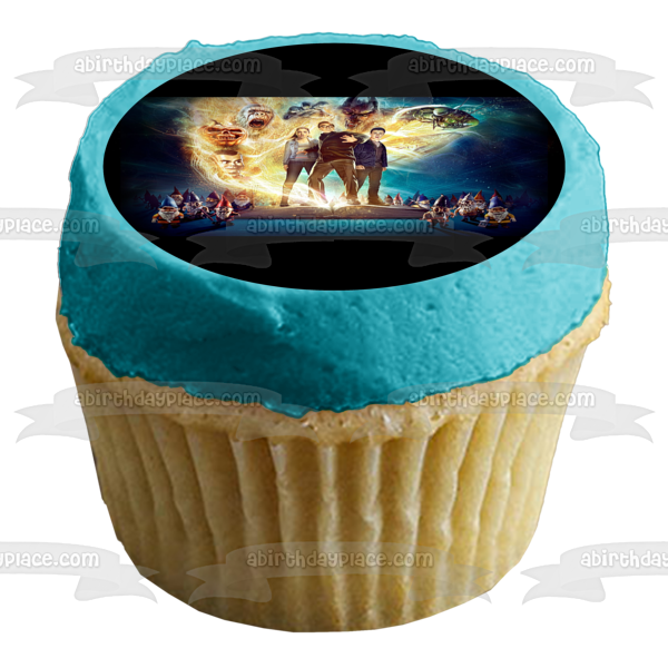 Goosebumps 2 Haunted Halloween Gnomes Sarah Sam and Sonny Edible Cake Topper Image ABPID03629