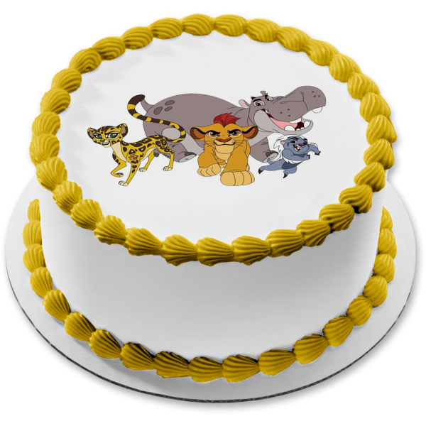 Lion Guard 2 Kion Fuli Bunga and Beshte Edible Cake Topper Image ABPID03823