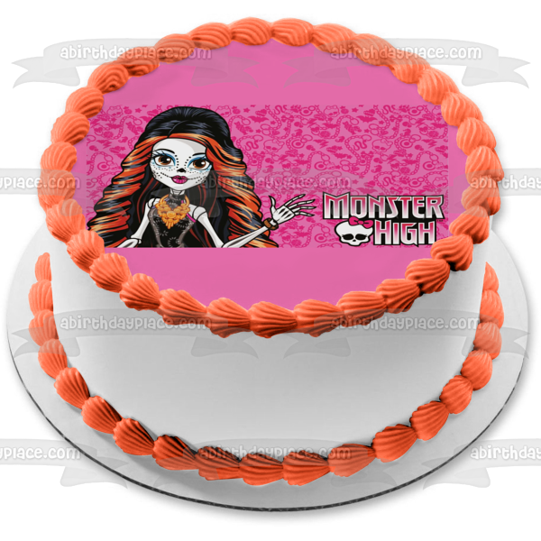 Monster High Skelita Edible Cake Topper Image ABPID03832
